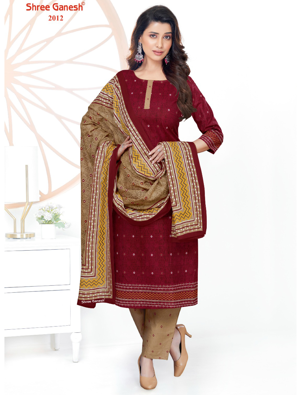 Shree Ganesh Samaiyra Vol 10 Cotton Wholesale Salwar Suit Catalog — Wholesale Salwar Suits, MPA wholesale from Surat - Gallery Image 19