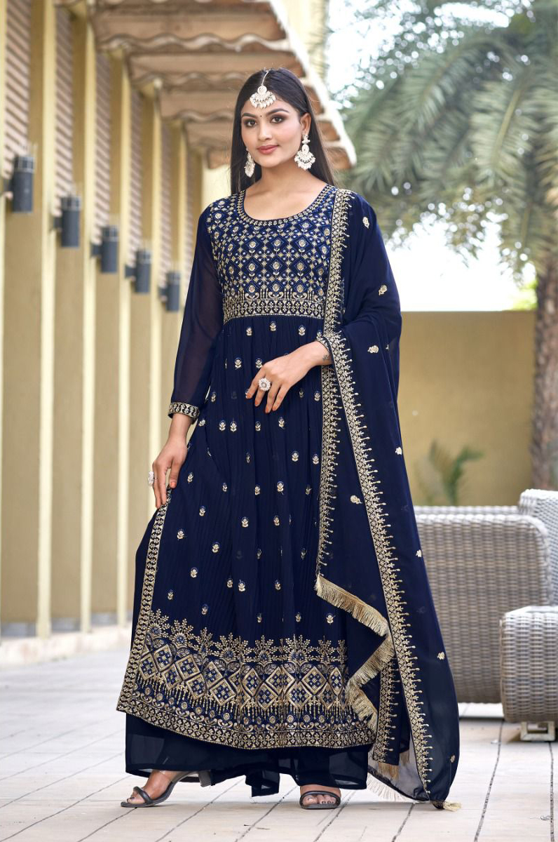 Al_Khushbu Sanchal Vol 2 Georgette Wholesale Pakistani Salwar Suit Catalog — Wholesale Salwar Suits, MPA wholesale from Surat - Gallery Image 2