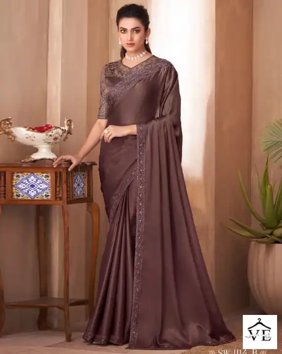 TFH Sandalwood Hit Designs 1114 Glass Silk Wholesale Designer Saree Catalog