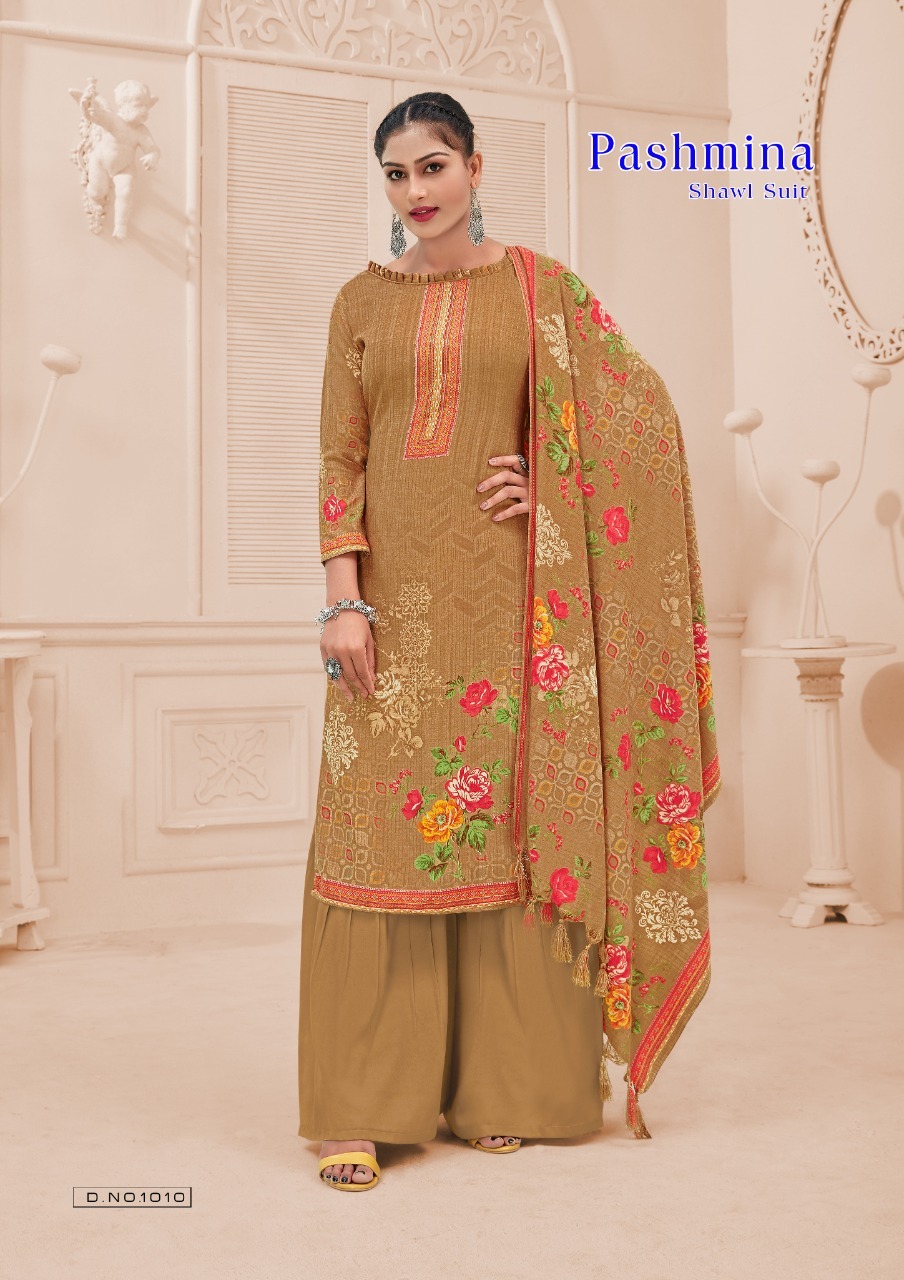 Vardan Ethnic Sat Pashmina Vol 11 Cotton Wholesale Salwar Suit Catalog — Wholesale Salwar Suits, MPA wholesale from Surat - Gallery Image 2