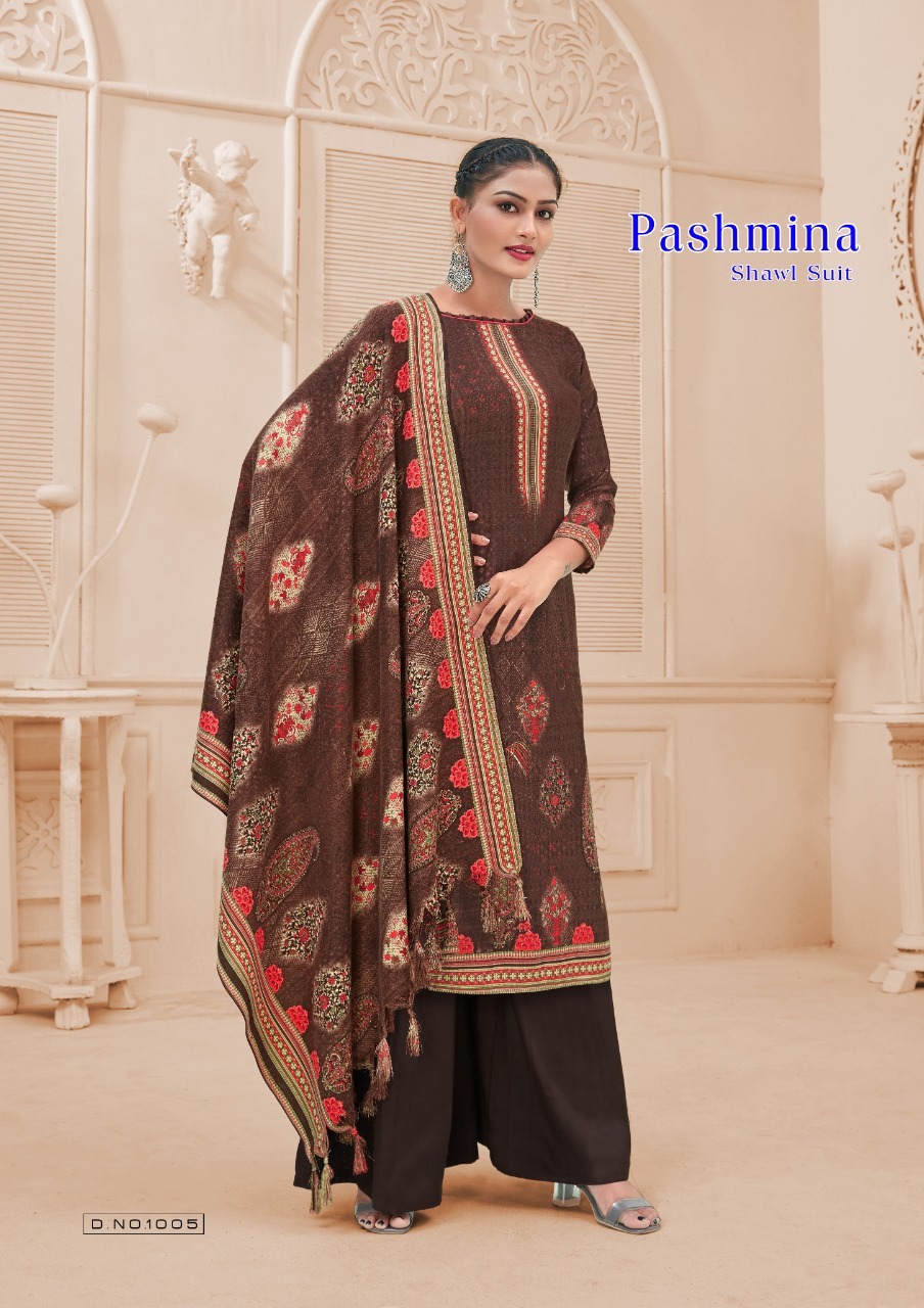Vardan Ethnic Sat Pashmina Vol 11 Cotton Wholesale Salwar Suit Catalog — Wholesale Salwar Suits, MPA wholesale from Surat - Gallery Image 6