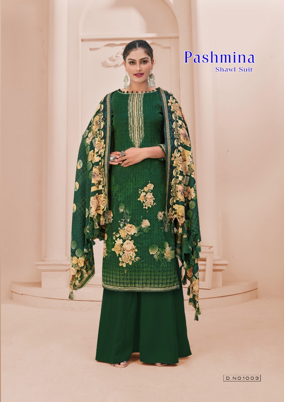 Vardan Ethnic Sat Pashmina Vol 11 Cotton Wholesale Salwar Suit Catalog — Wholesale Salwar Suits, MPA wholesale from Surat - Gallery Image 7