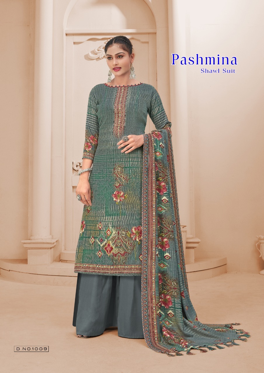Vardan Ethnic Sat Pashmina Vol 11 Cotton Wholesale Salwar Suit Catalog — Wholesale Salwar Suits, MPA wholesale from Surat - Gallery Image 8