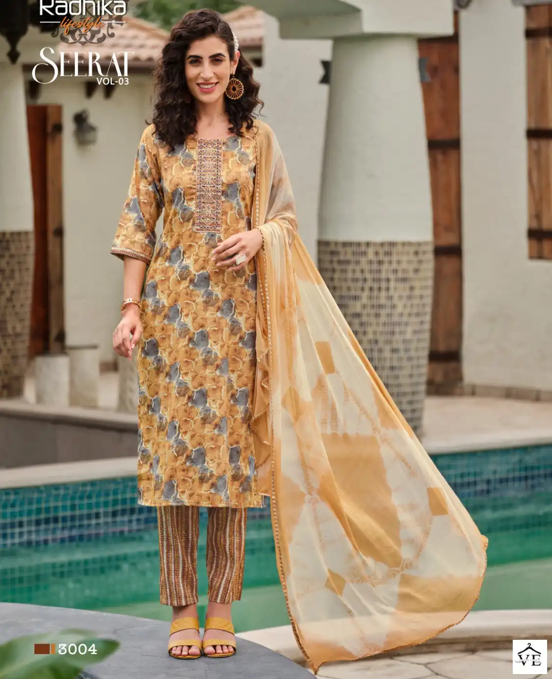 Radhika Lifestyle Seerat Vol 3 Rayon Capsule Foil Print Wholesale Readymade Salwar Suit Catalog — Wholesale Salwar Suits, MPA wholesale from Surat — view 1