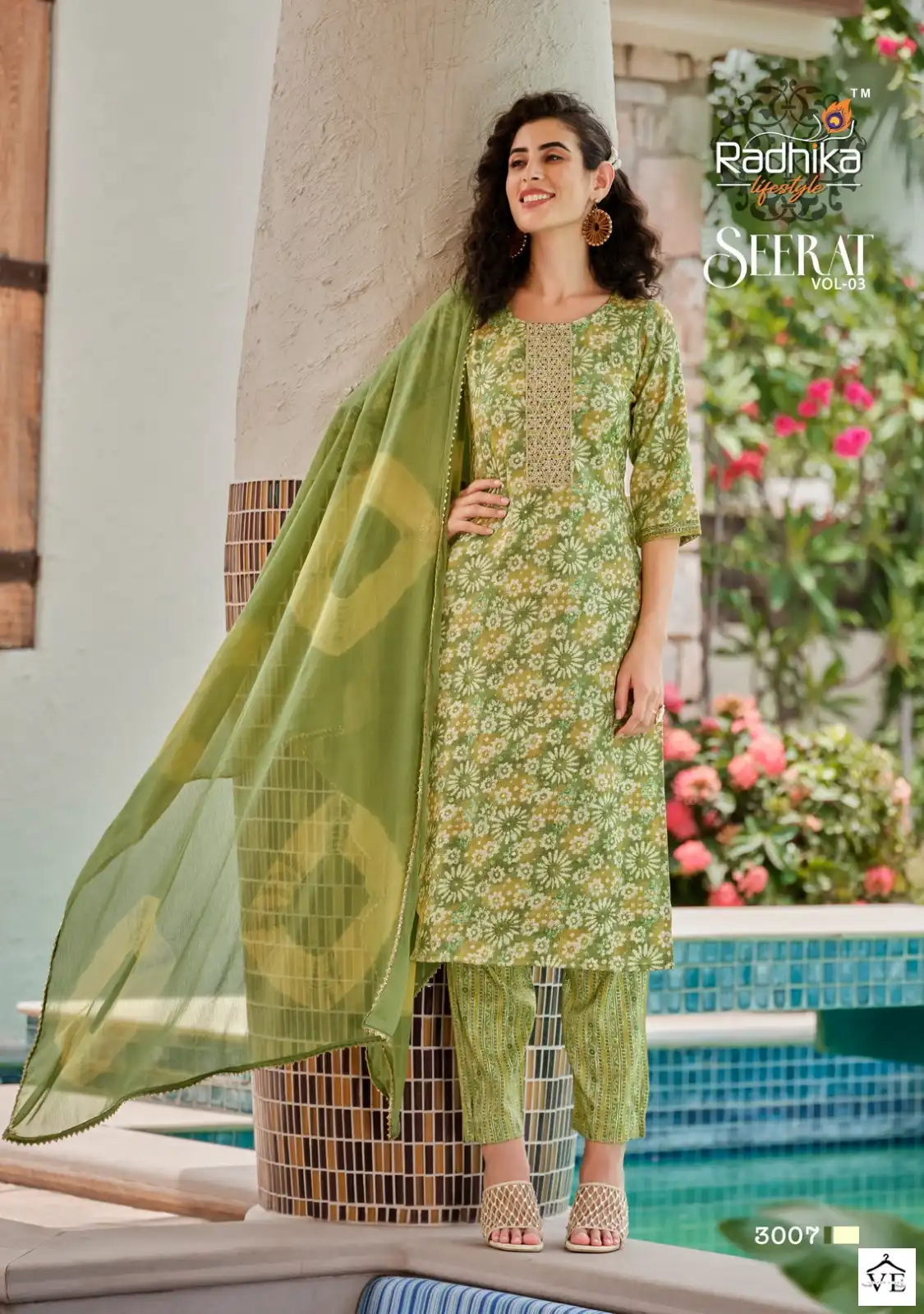 Radhika Lifestyle Seerat Vol 3 Rayon Capsule Foil Print Wholesale Readymade Salwar Suit Catalog — Wholesale Salwar Suits, MPA wholesale from Surat - Gallery Image 7