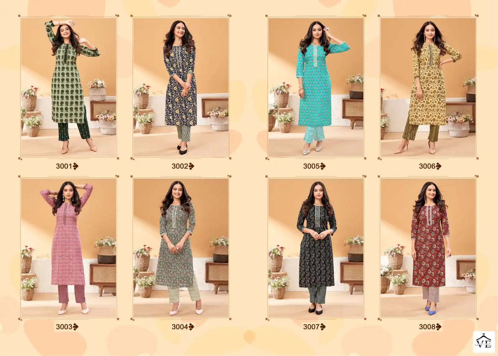 Balaji Shanaya Vol 3 Cotton Wholesale Kurti With Pant Catalog — Wholesale Kurtis, MPA wholesale from Surat — view 9