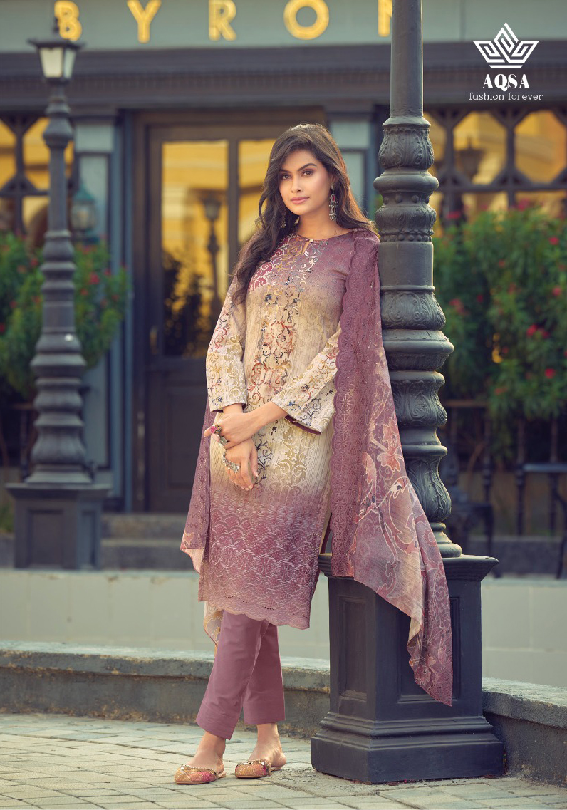 AQSA Shiyahi Silk Wholesale Designer Fancy Salwar Suit Catalog — Wholesale Salwar Suits, MPA wholesale from Surat - Gallery Image 2
