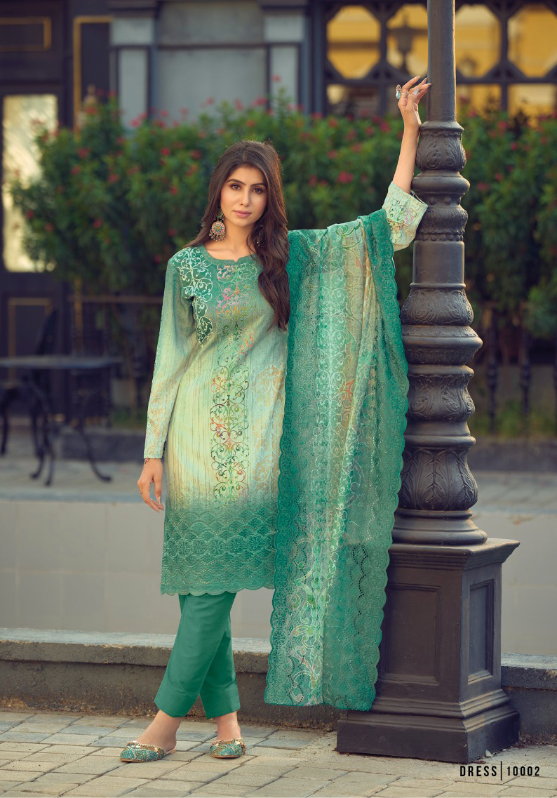 AQSA Shiyahi Silk Wholesale Designer Fancy Salwar Suit Catalog — Wholesale Salwar Suits, MPA wholesale from Surat - Gallery Image 3