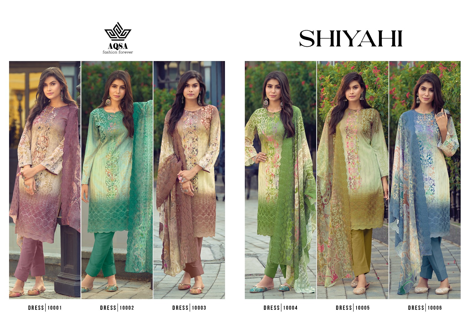 AQSA Shiyahi Silk Wholesale Designer Fancy Salwar Suit Catalog — Wholesale Salwar Suits, MPA wholesale from Surat — view 7