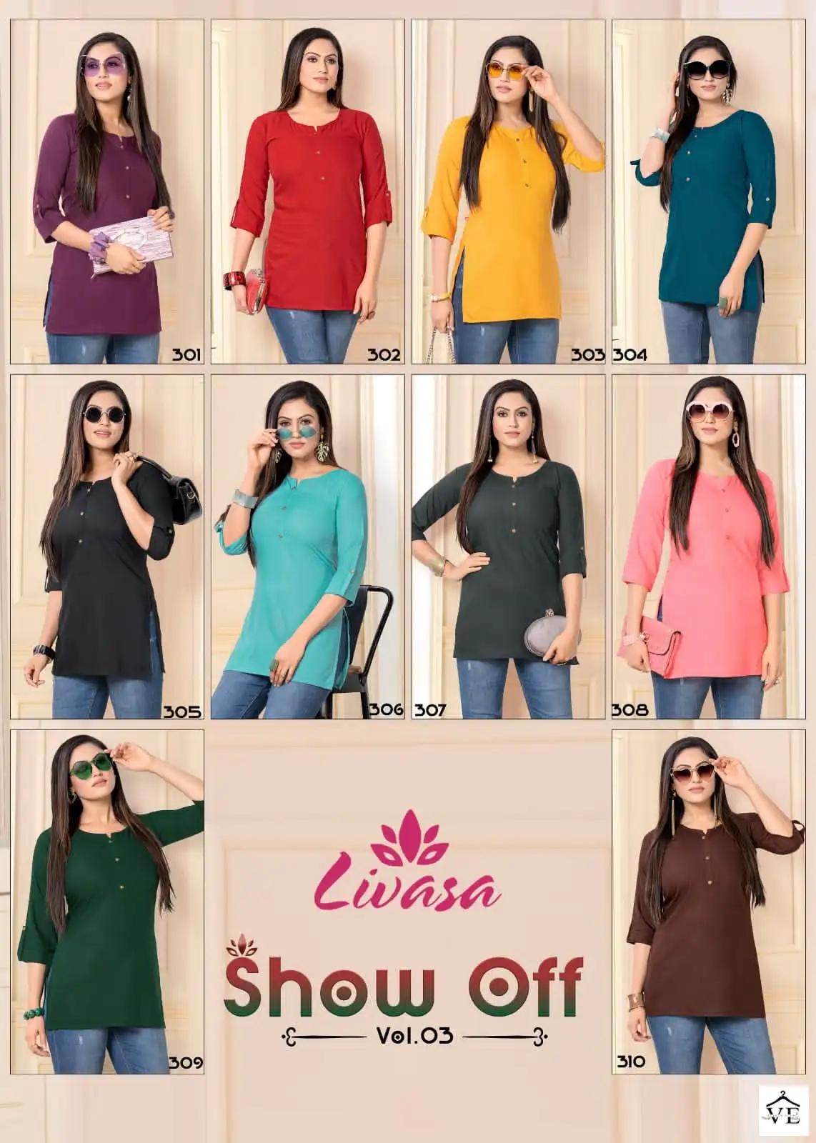 Hirwa Show Off Fancy Rayon Wholesale Kurtis Catalog — Wholesale Kurtis, MPA wholesale from Surat — view 11