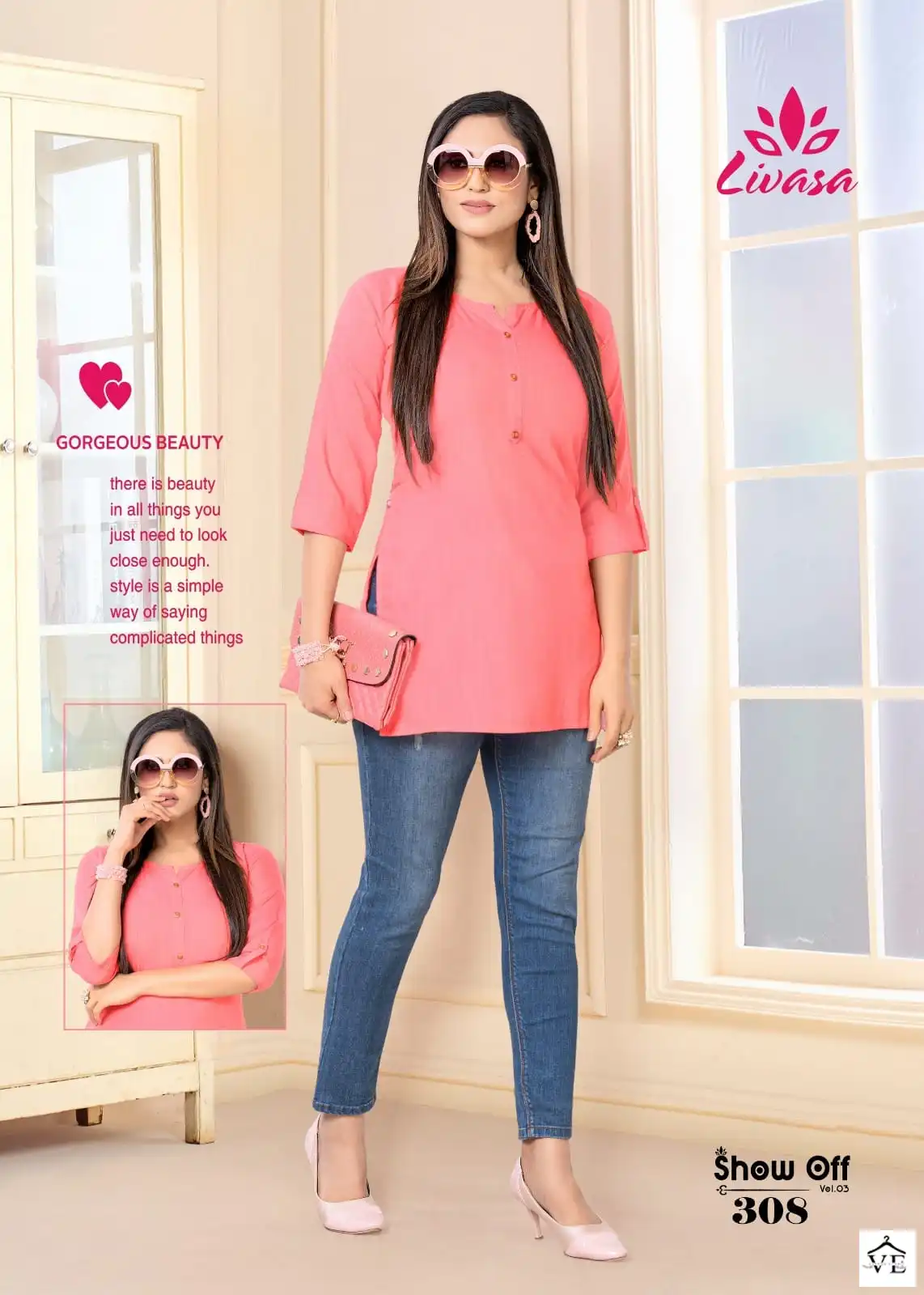 Hirwa Show Off Fancy Rayon Wholesale Kurtis Catalog — Wholesale Kurtis, MPA wholesale from Surat — view 10