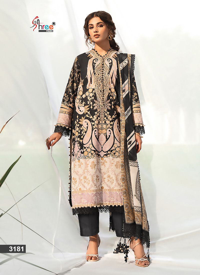 Shree Fab Jade Solitaire Vol 3 Cotton Wholesale Pakistani Salwar Suit Catalog — Wholesale Salwar Suits, MPA wholesale from Surat - Gallery Image 2