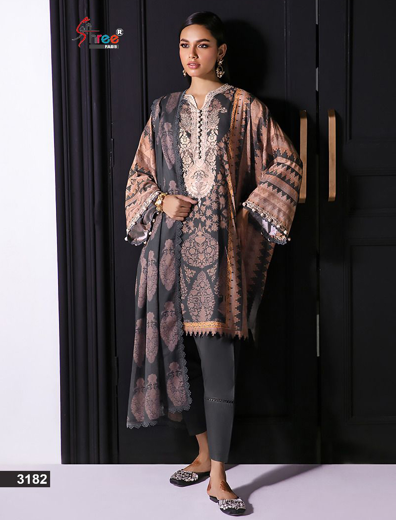 Shree Fab Jade Solitaire Vol 3 Cotton Wholesale Pakistani Salwar Suit Catalog — Wholesale Salwar Suits, MPA wholesale from Surat — view 1