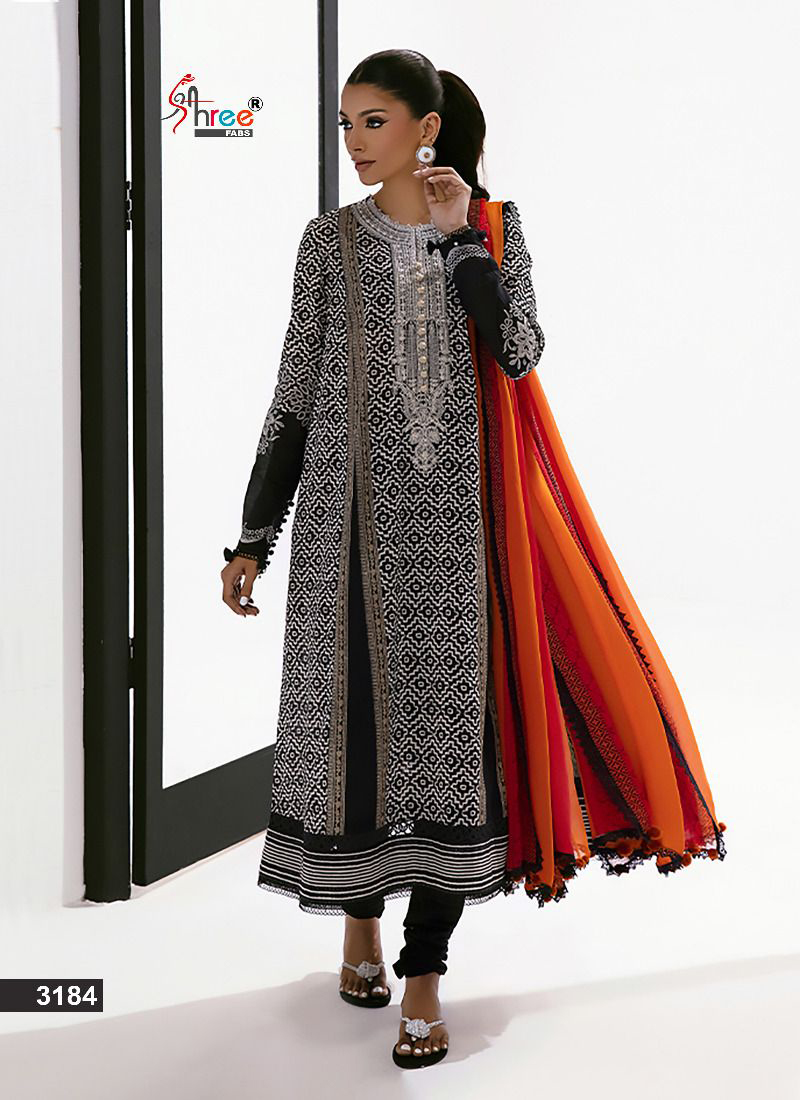Shree Fab Jade Solitaire Vol 3 Cotton Wholesale Pakistani Salwar Suit Catalog — Wholesale Salwar Suits, MPA wholesale from Surat - Gallery Image 4