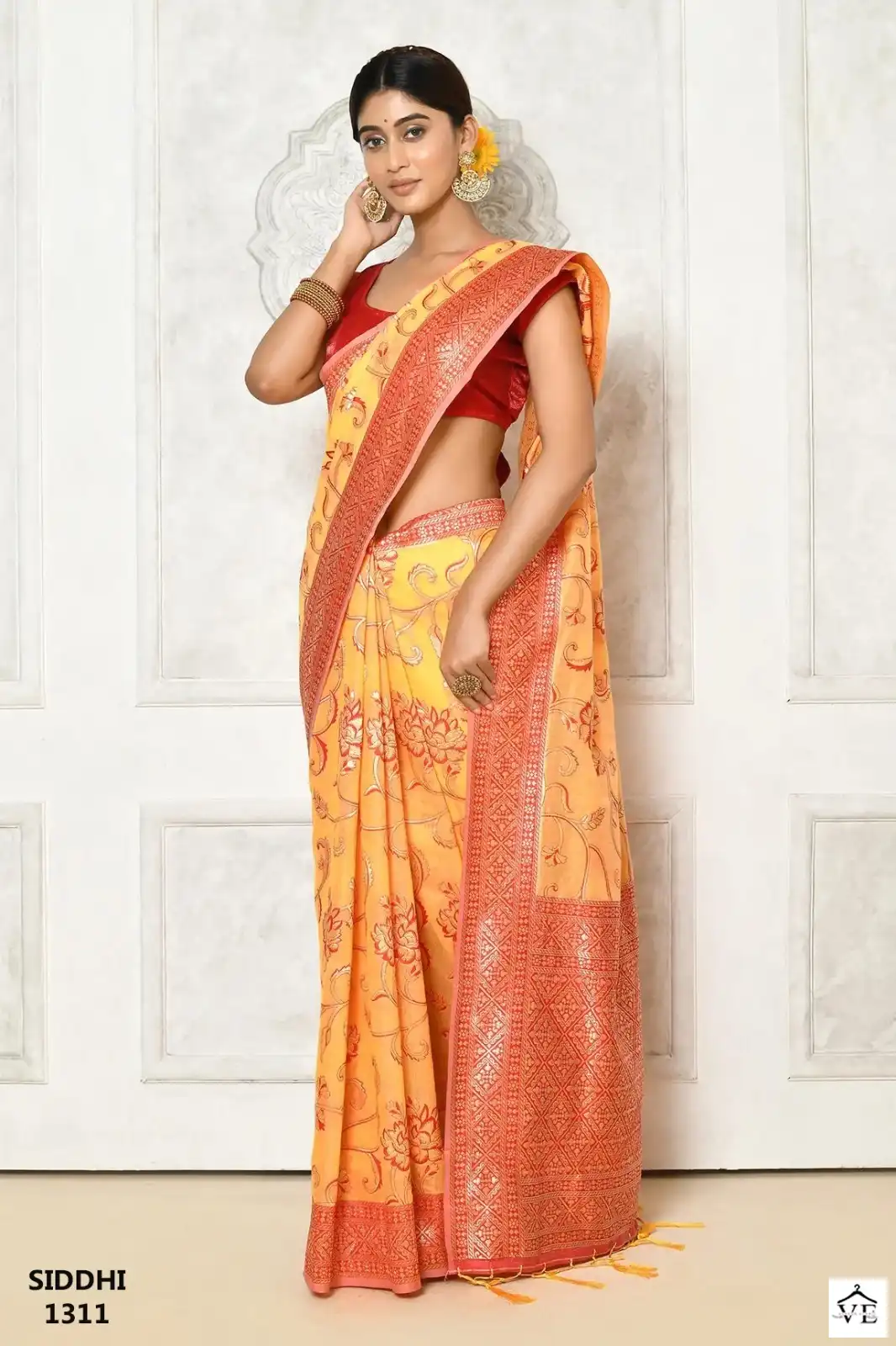 Vardan Ethnic Siddhi Cotton Wholesale Sarees Catalog — Wholesale Sarees, MPA wholesale from Surat - Gallery Image 5