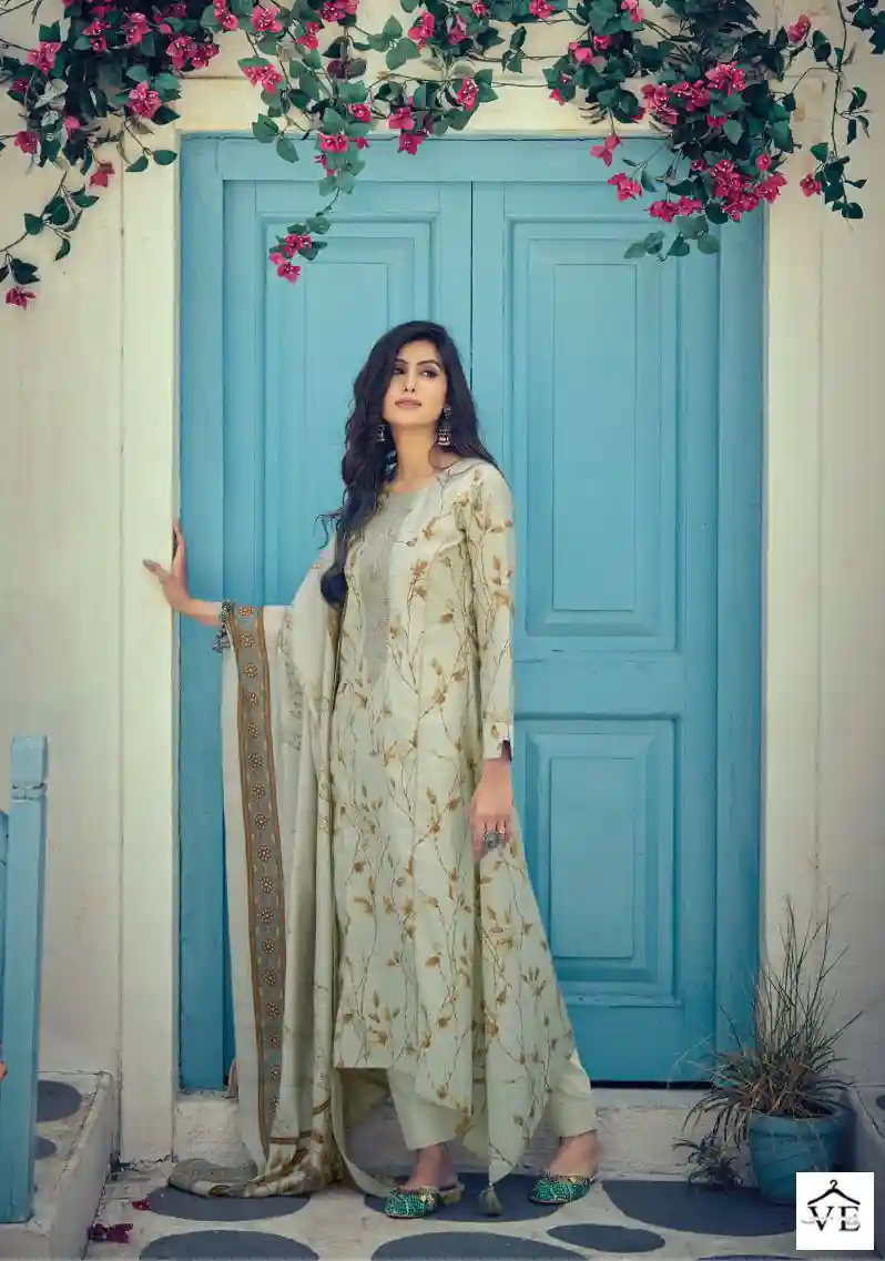 Kilory Trendz Silk Route Vol 4 Pure Viscose Muslin Wholesale Salwar Suit Catalog — Wholesale Salwar Suits, MPA wholesale from Surat - Gallery Image 6