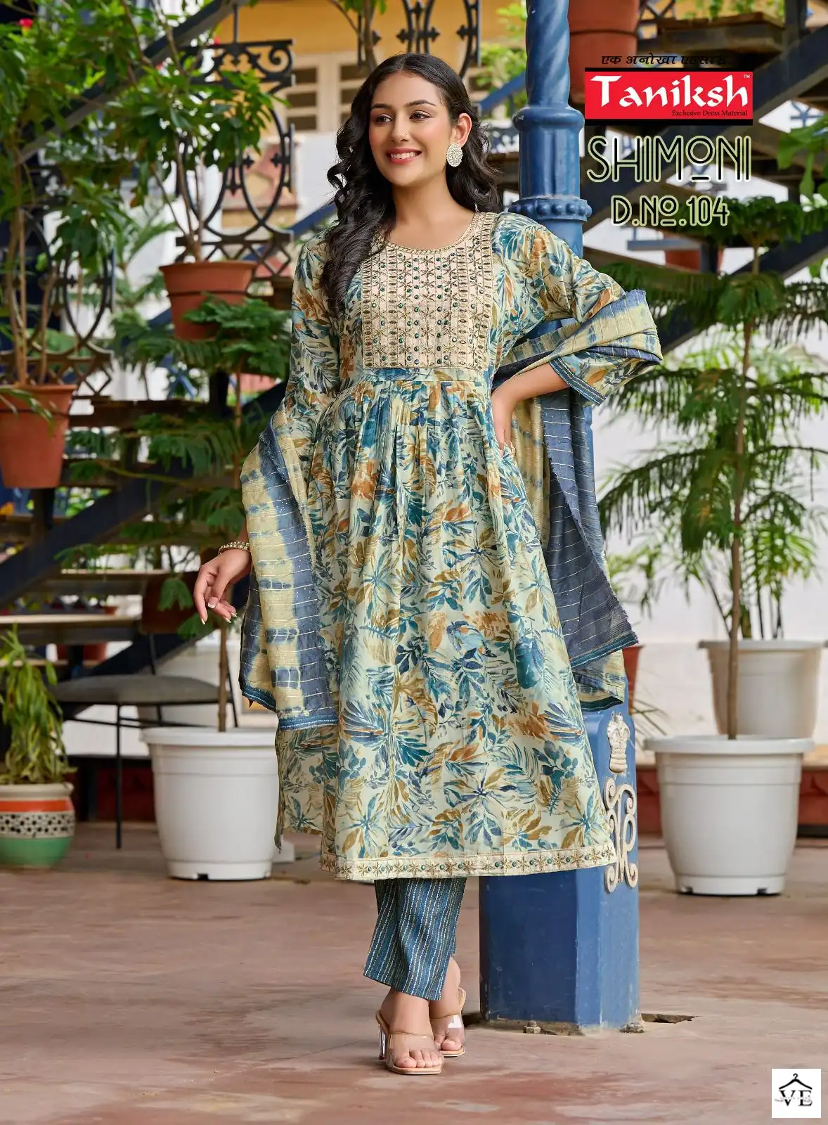 Taniksh Simoni Muslin Print Wholesale Readymade Salwar Suit Catalog — Wholesale Salwar Suits, MPA wholesale from Surat - Gallery Image 6