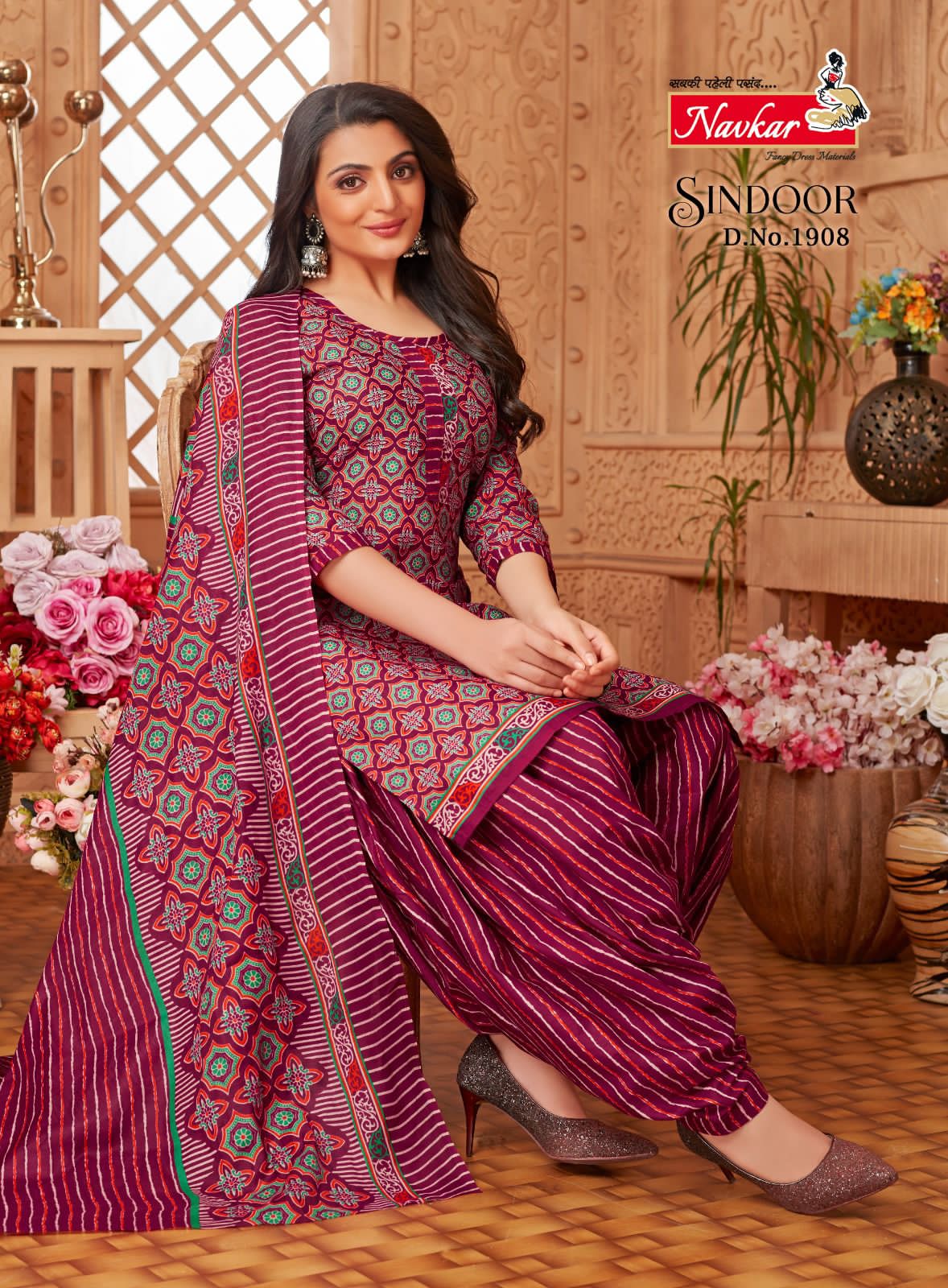Navkar Sindoor Vol 19 Mix Cotton Print Wholesale Readymade Salwar Suit Catalog — Wholesale Salwar Suits, MPA wholesale from Surat - Gallery Image 8