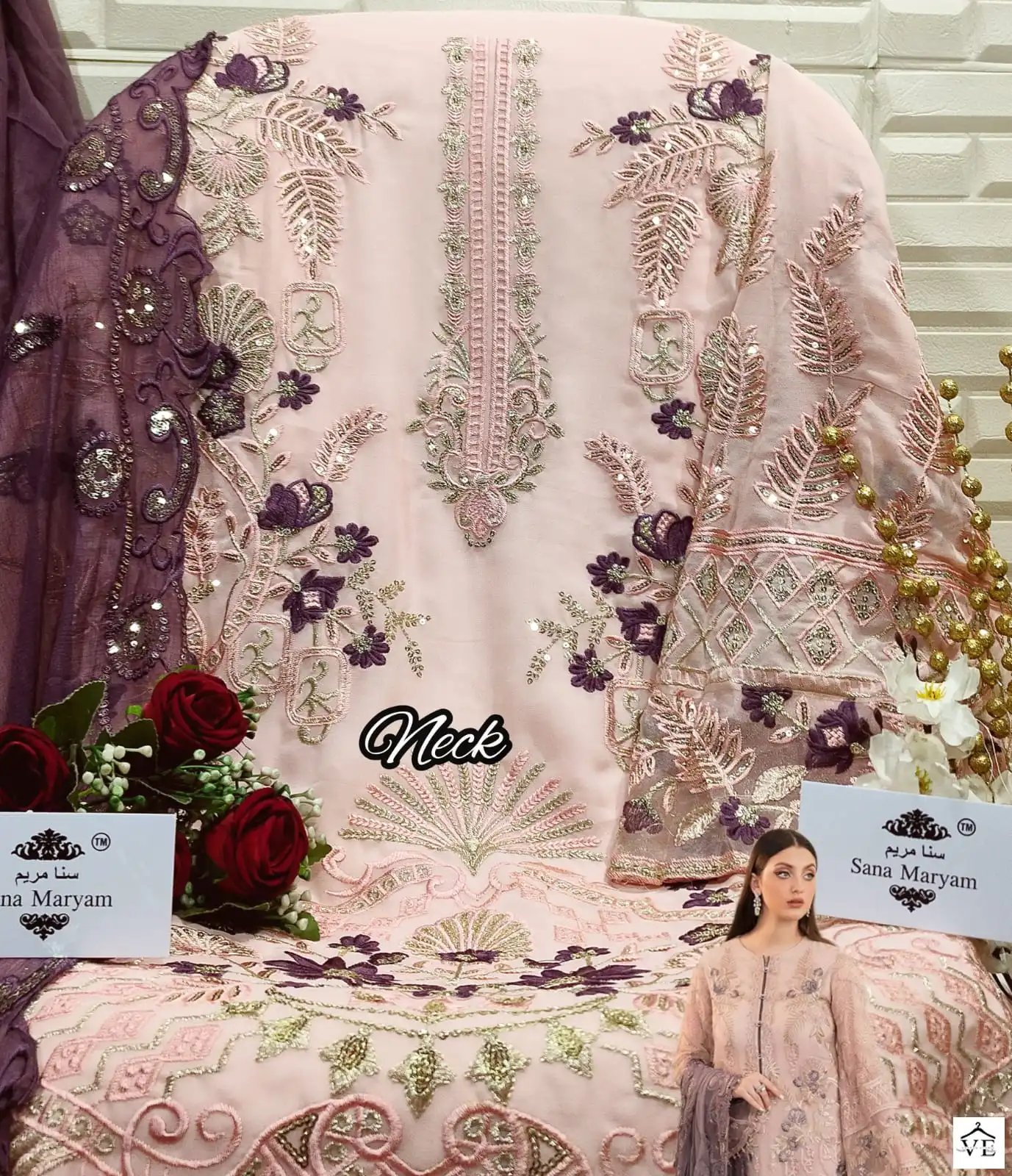 Sana Maryam Sm 154 Heavy Faux Georgette Wholesale Pakistani Salwar Suit Catalog — Wholesale Salwar Suits, MPA wholesale from Surat - Gallery Image 2