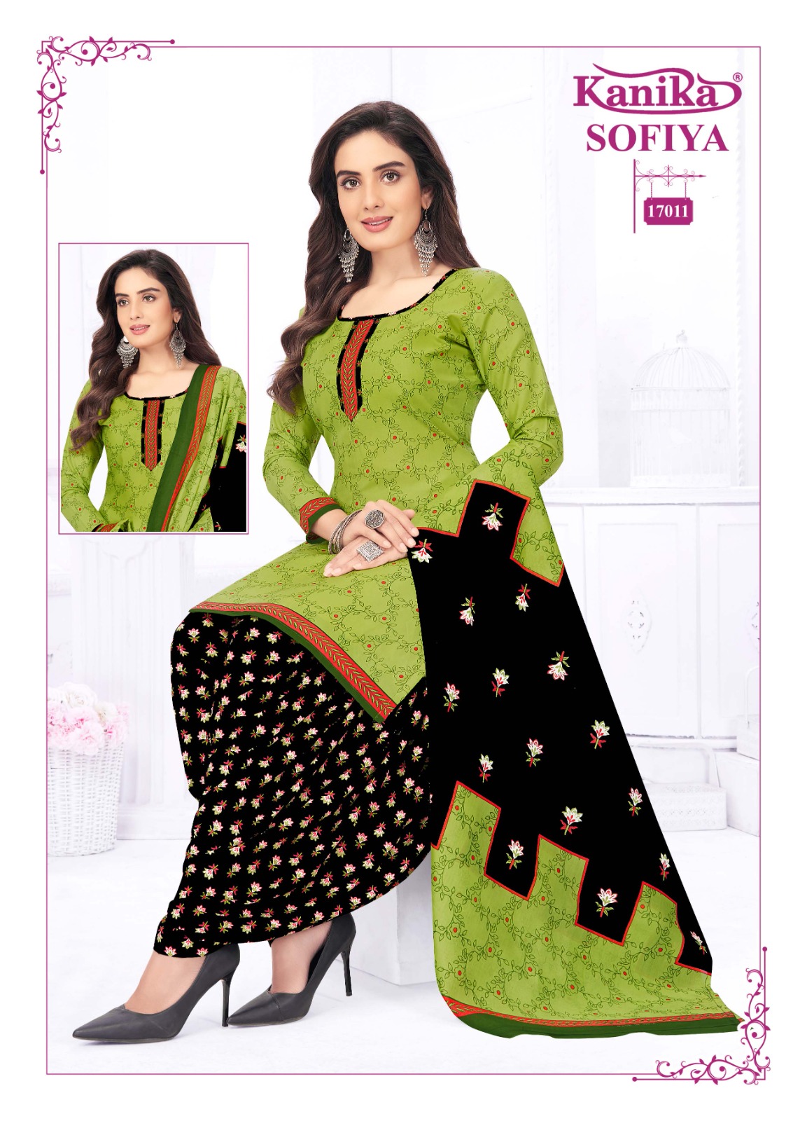 Kanika Sofiya Vol 17 Cotton Wholesale Readymade Salwar Suits Catalog — Wholesale Salwar Suits, MPA wholesale from Surat - Gallery Image 10