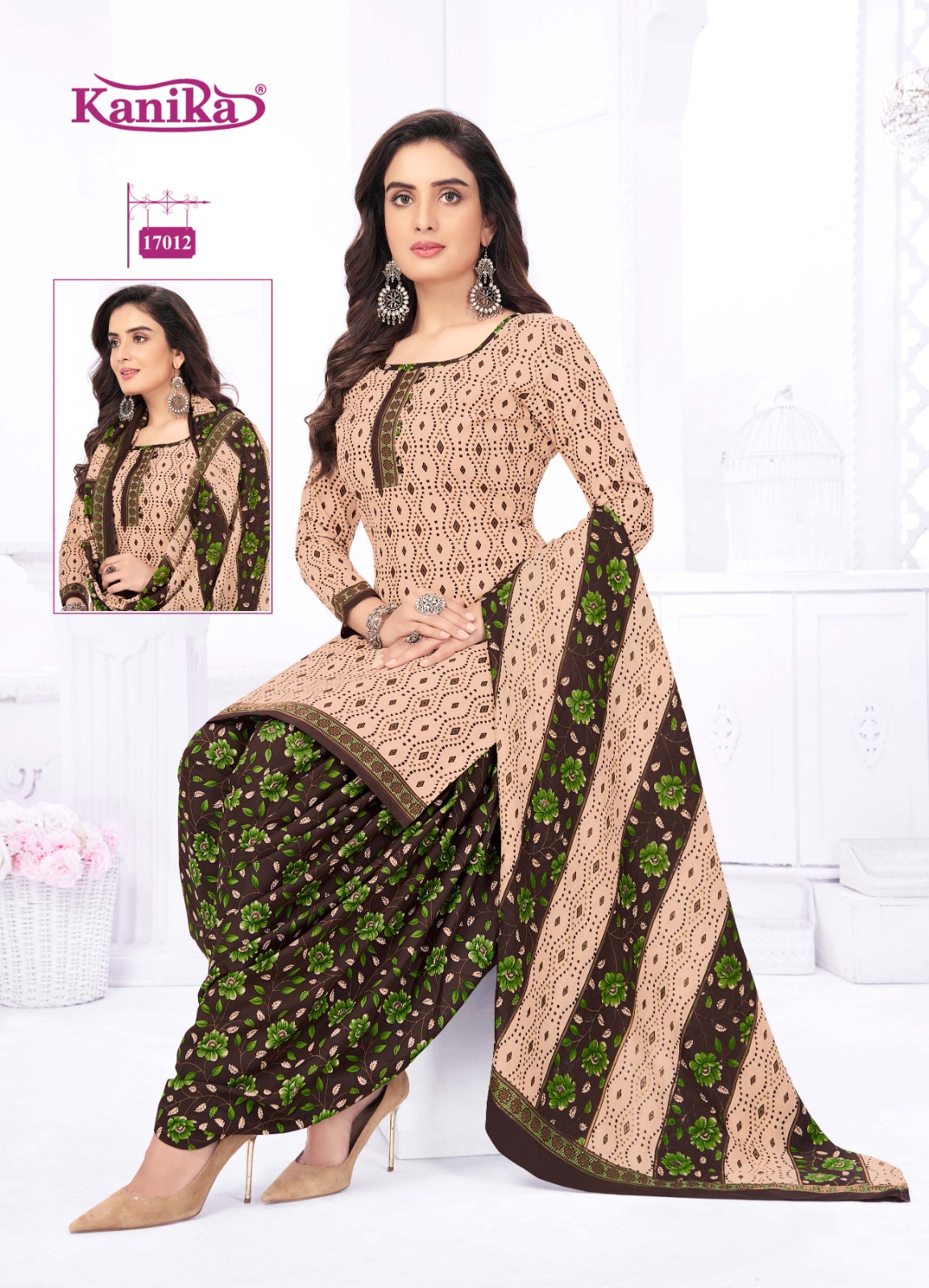 Kanika Sofiya Vol 17 Cotton Wholesale Readymade Salwar Suits Catalog — Wholesale Salwar Suits, MPA wholesale from Surat - Gallery Image 11