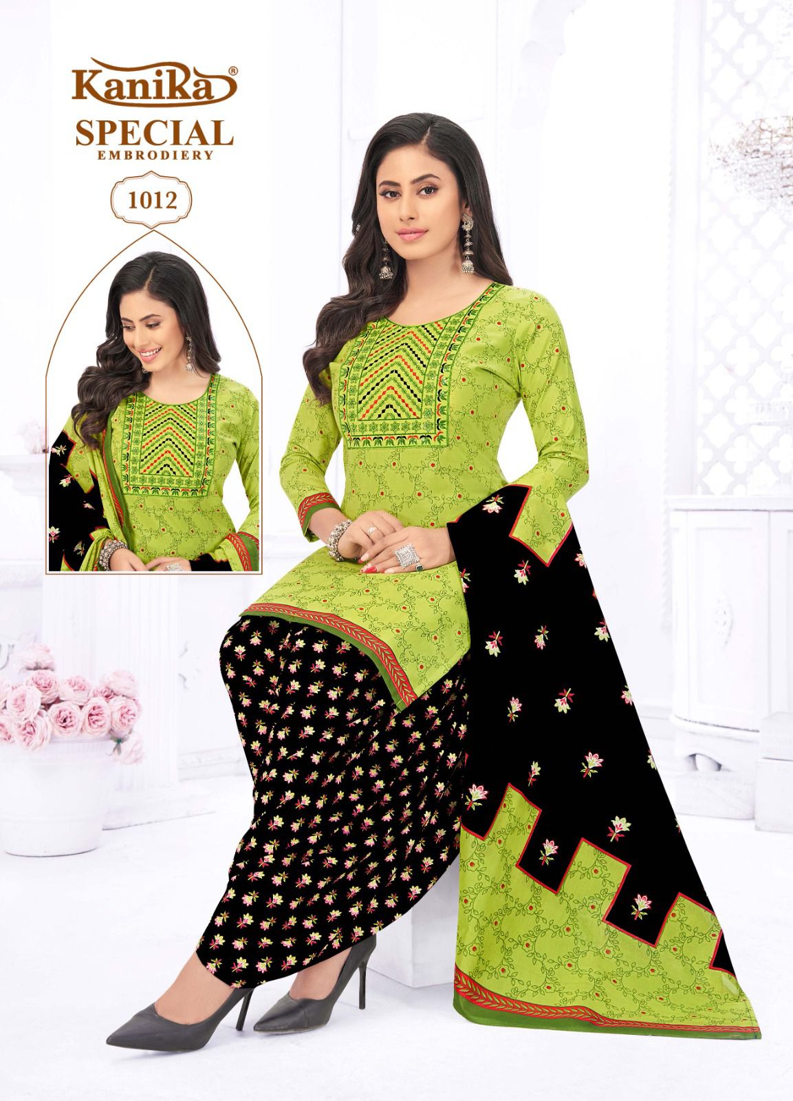 Kanika Special Embroidery Vol 1 Cotton Wholesale Readymade Salwar Suits Catalog — Wholesale Salwar Suits, MPA wholesale from Surat - Gallery Image 10
