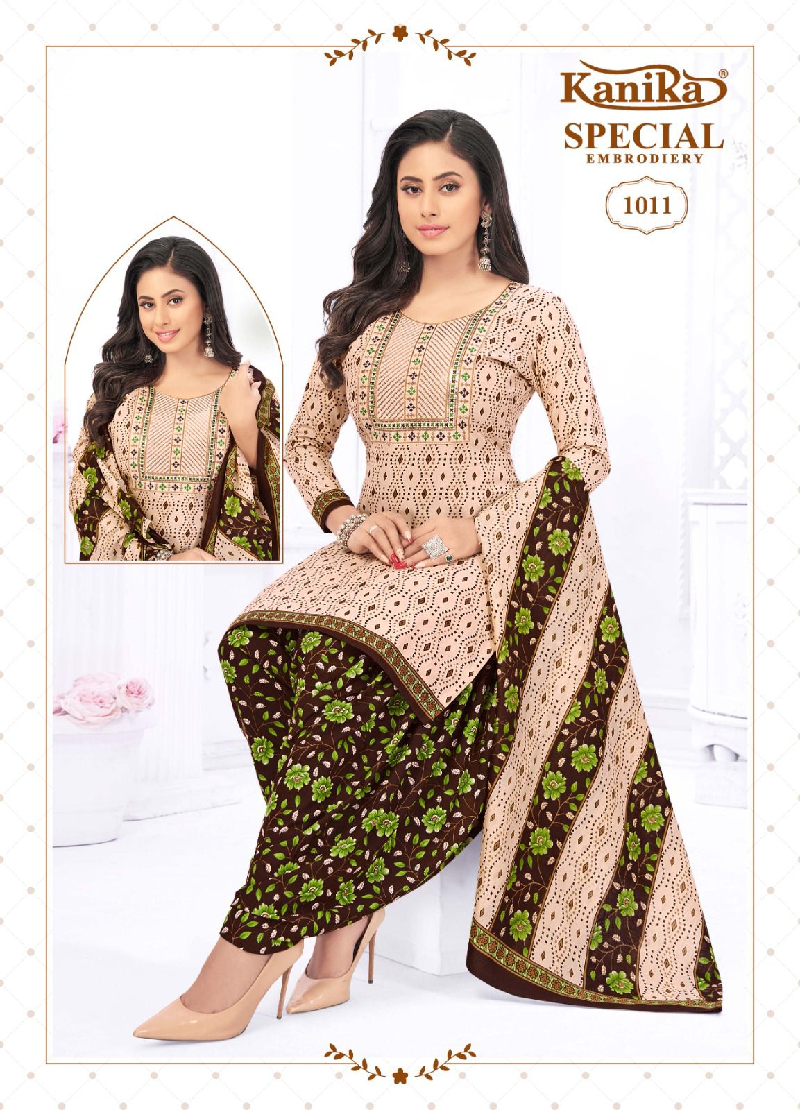 Kanika Special Embroidery Vol 1 Cotton Wholesale Readymade Salwar Suits Catalog — Wholesale Salwar Suits, MPA wholesale from Surat - Gallery Image 11