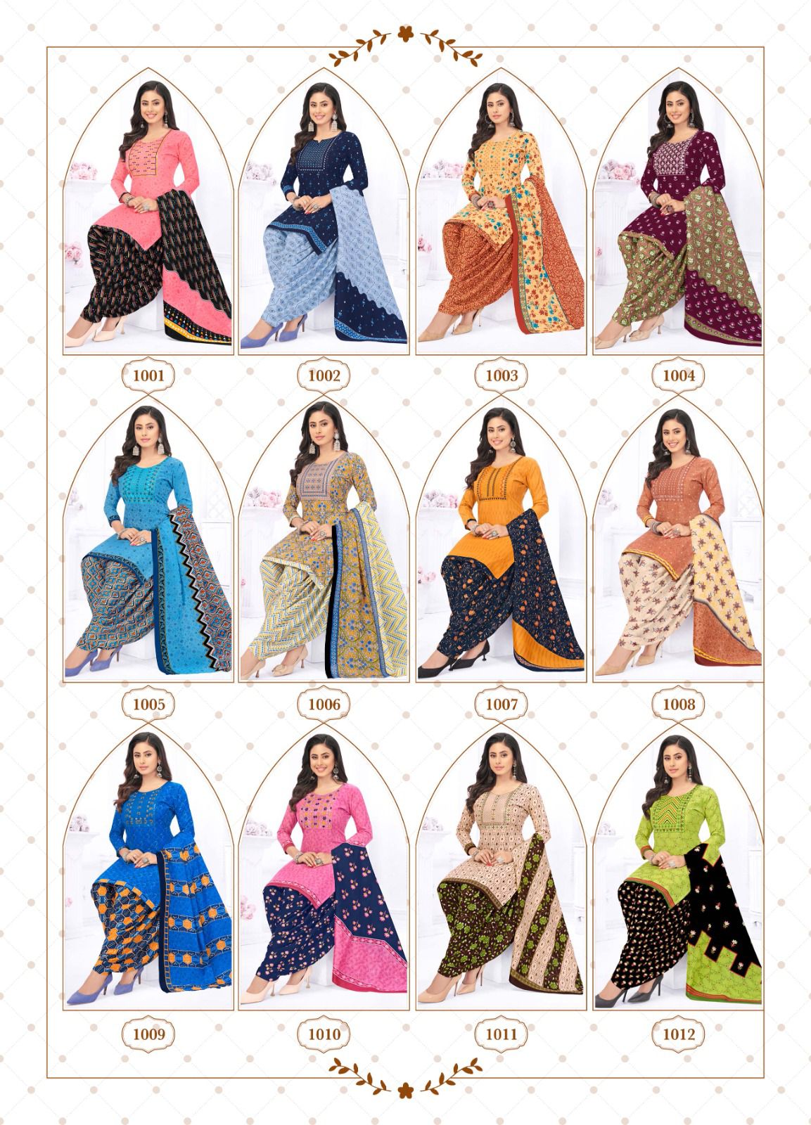 Kanika Special Embroidery Vol 1 Cotton Wholesale Readymade Salwar Suits Catalog — Wholesale Salwar Suits, MPA wholesale from Surat — view 13