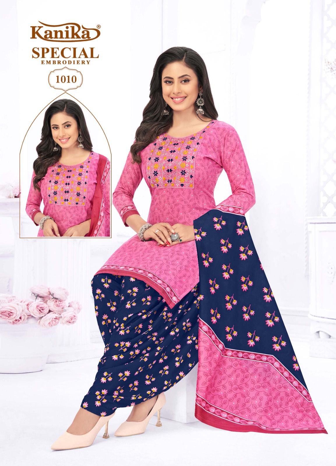 Kanika Special Embroidery Vol 1 Cotton Wholesale Readymade Salwar Suits Catalog — Wholesale Salwar Suits, MPA wholesale from Surat - Gallery Image 9