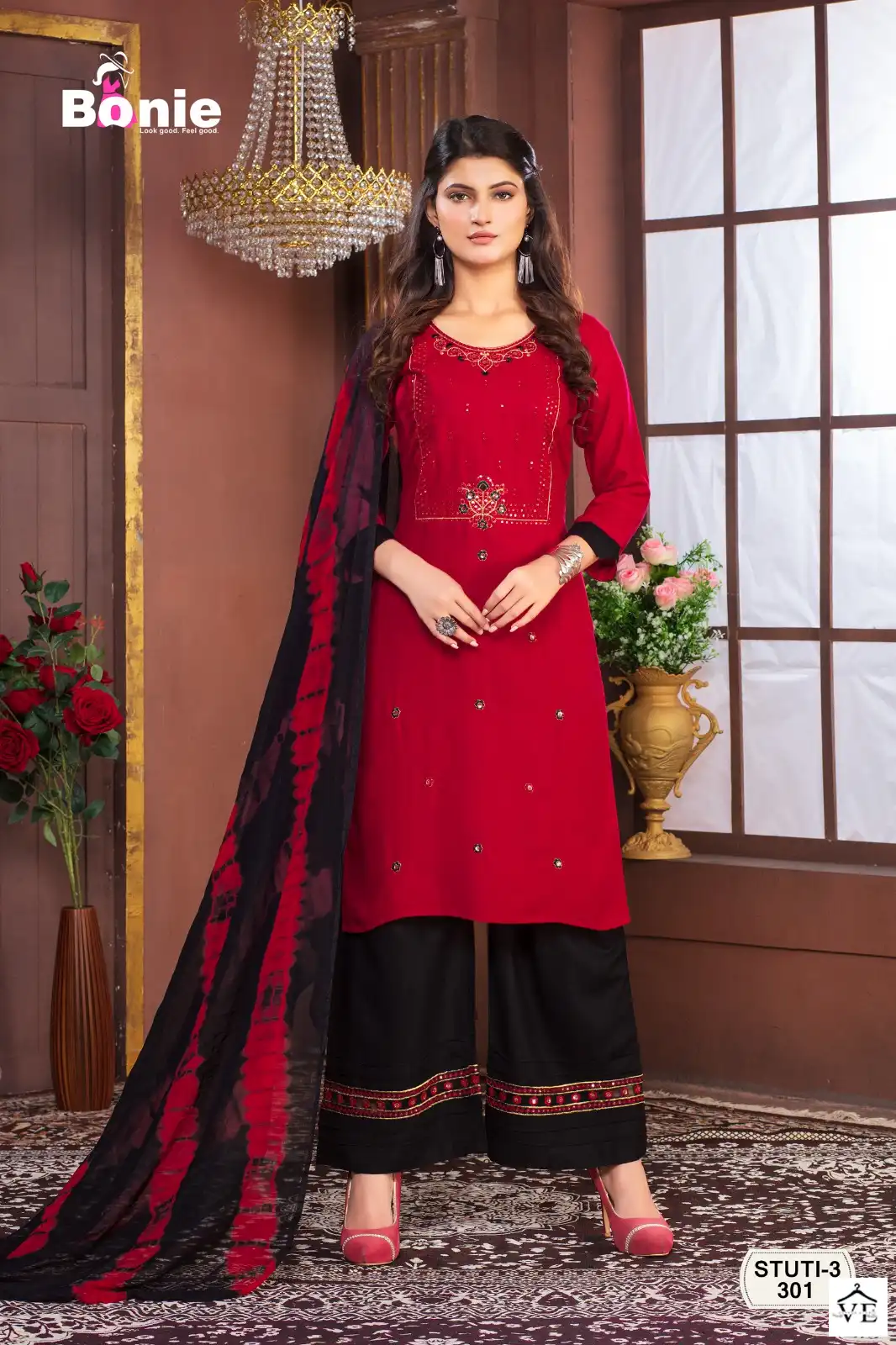 Bonie Stuti 3 Rayon 14 Kg Wholesale Readymade Salwar Suit Catalog — Wholesale Salwar Suits, bonie wholesale from Surat - Gallery Image 9
