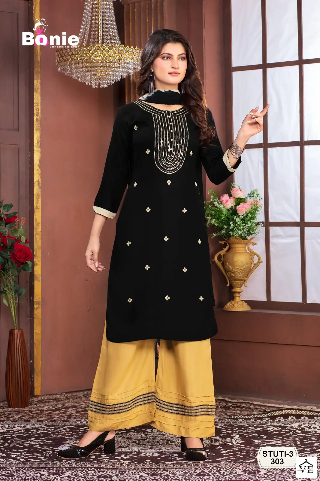 Bonie Stuti 3 Rayon 14 Kg Wholesale Readymade Salwar Suit Catalog — Wholesale Salwar Suits, bonie wholesale from Surat - Gallery Image 4