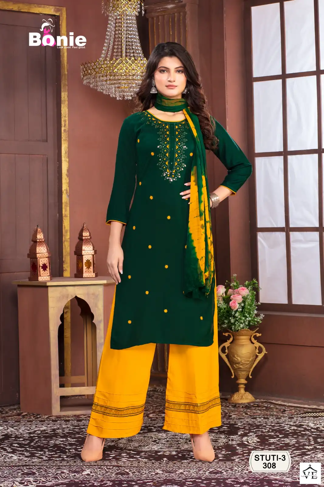 Bonie Stuti 3 Rayon 14 Kg Wholesale Readymade Salwar Suit Catalog — Wholesale Salwar Suits, bonie wholesale from Surat - Gallery Image 8