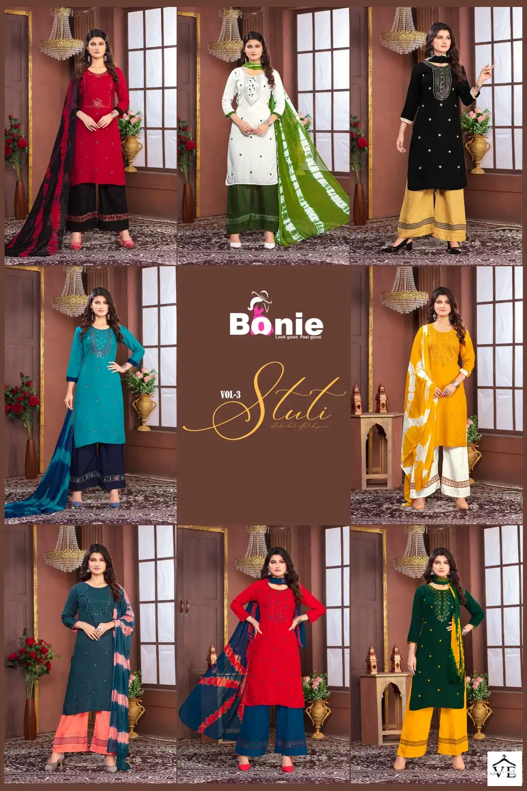 Bonie Stuti 3 Rayon 14 Kg Wholesale Readymade Salwar Suit Catalog — Wholesale Salwar Suits, bonie wholesale from Surat — view 10