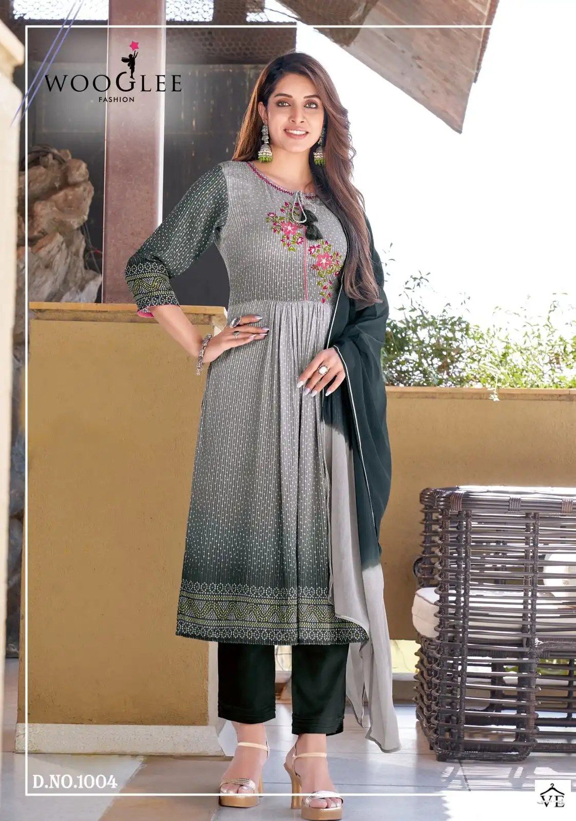 Wooglee Suhani Georgette Wholesale Readymade Suits Catalog — Wholesale Salwar Suits, MPA wholesale from Surat - Gallery Image 3