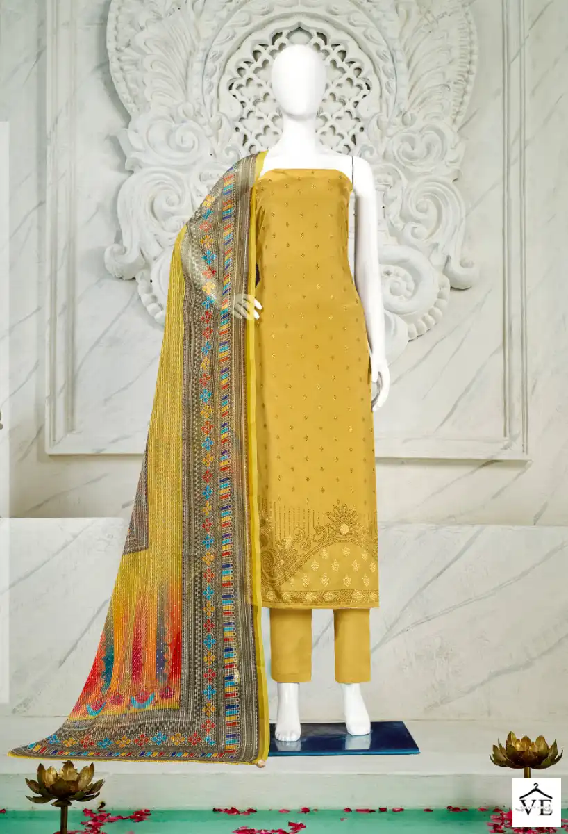 Bipson Swarovski 2154 Pure French Creape Print Wholesale Salwar Suit Catalog — Wholesale Salwar Suits, MPA wholesale from Surat - Gallery Image 2