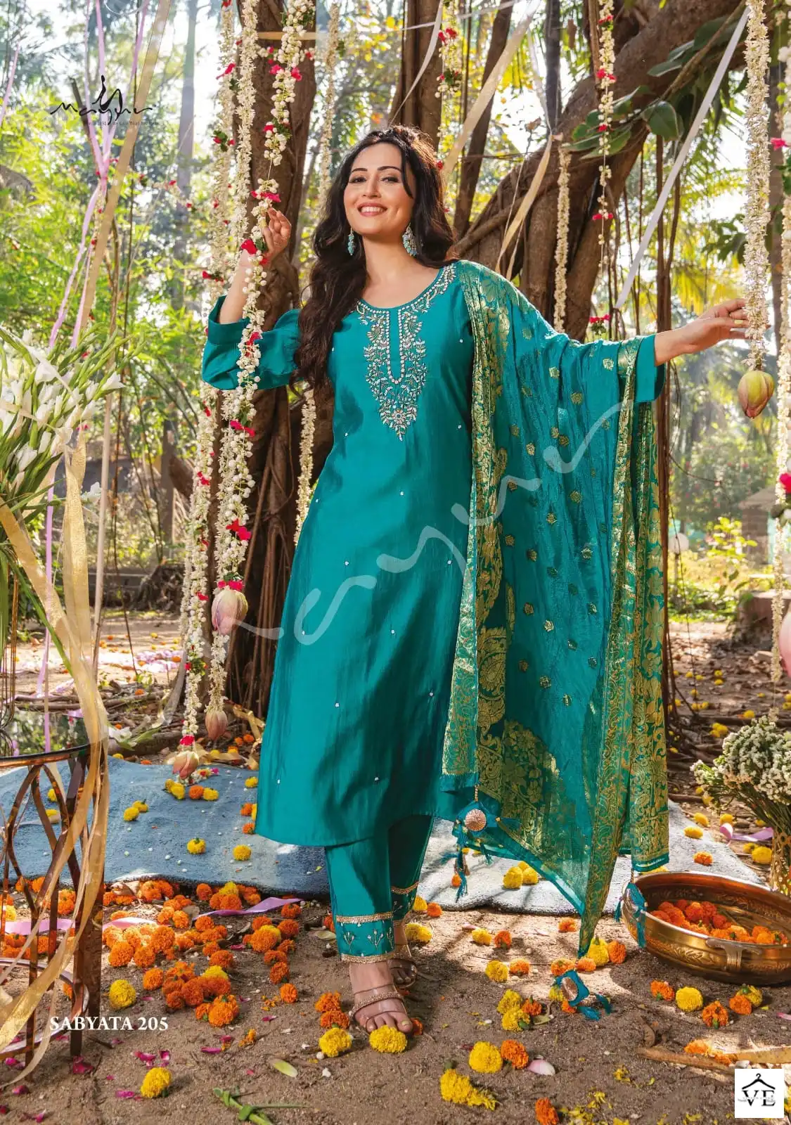 Vardan Ethnic Sabyata Heavy Viscous Silk Wholesale Readymade Salwar Suit Catalog — Wholesale Salwar Suits, MPA wholesale from Surat - Gallery Image 2