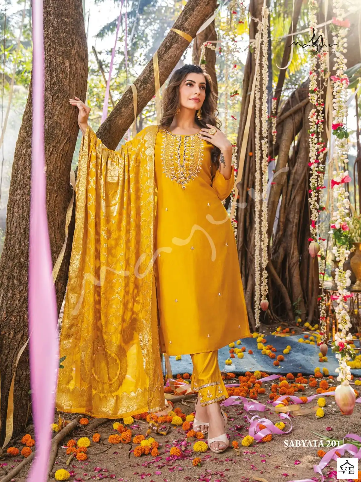 Vardan Ethnic Sabyata Heavy Viscous Silk Wholesale Readymade Salwar Suit Catalog — Wholesale Salwar Suits, MPA wholesale from Surat - Gallery Image 4