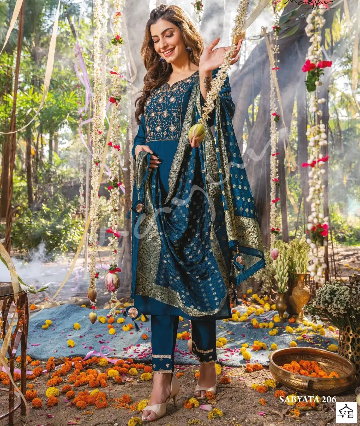 Vardan Ethnic Sabyata Heavy Viscous Silk Wholesale Readymade Salwar Suit Catalog — Wholesale Salwar Suits, MPA wholesale from Surat — view 1