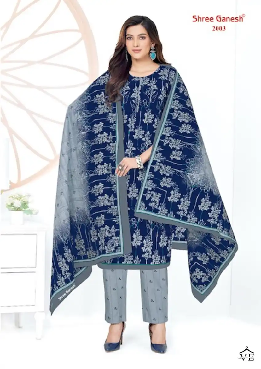 Shree Ganesh Samaira Vol 10 Pure Cotton Wholesale Readymade Suits Catalog — Wholesale Salwar Suits, MPA wholesale from Surat - Gallery Image 5
