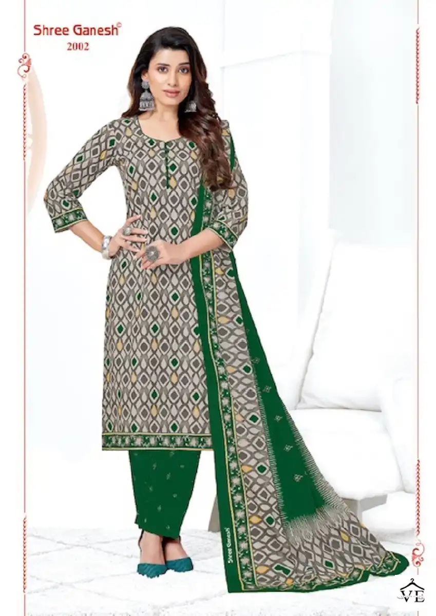 Shree Ganesh Samaira Vol 10 Pure Cotton Wholesale Readymade Suits Catalog — Wholesale Salwar Suits, MPA wholesale from Surat - Gallery Image 7