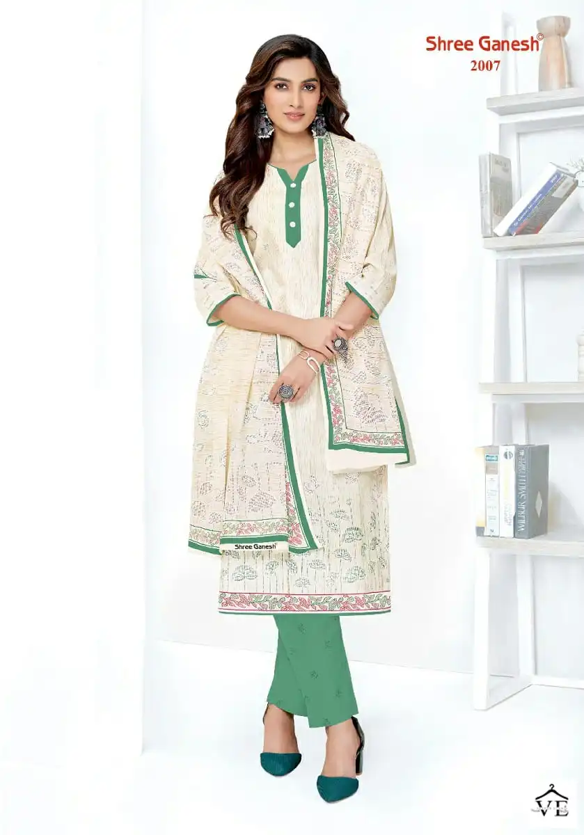 Shree Ganesh Samaira Vol 10 Pure Cotton Wholesale Readymade Suits Catalog — Wholesale Salwar Suits, MPA wholesale from Surat - Gallery Image 17