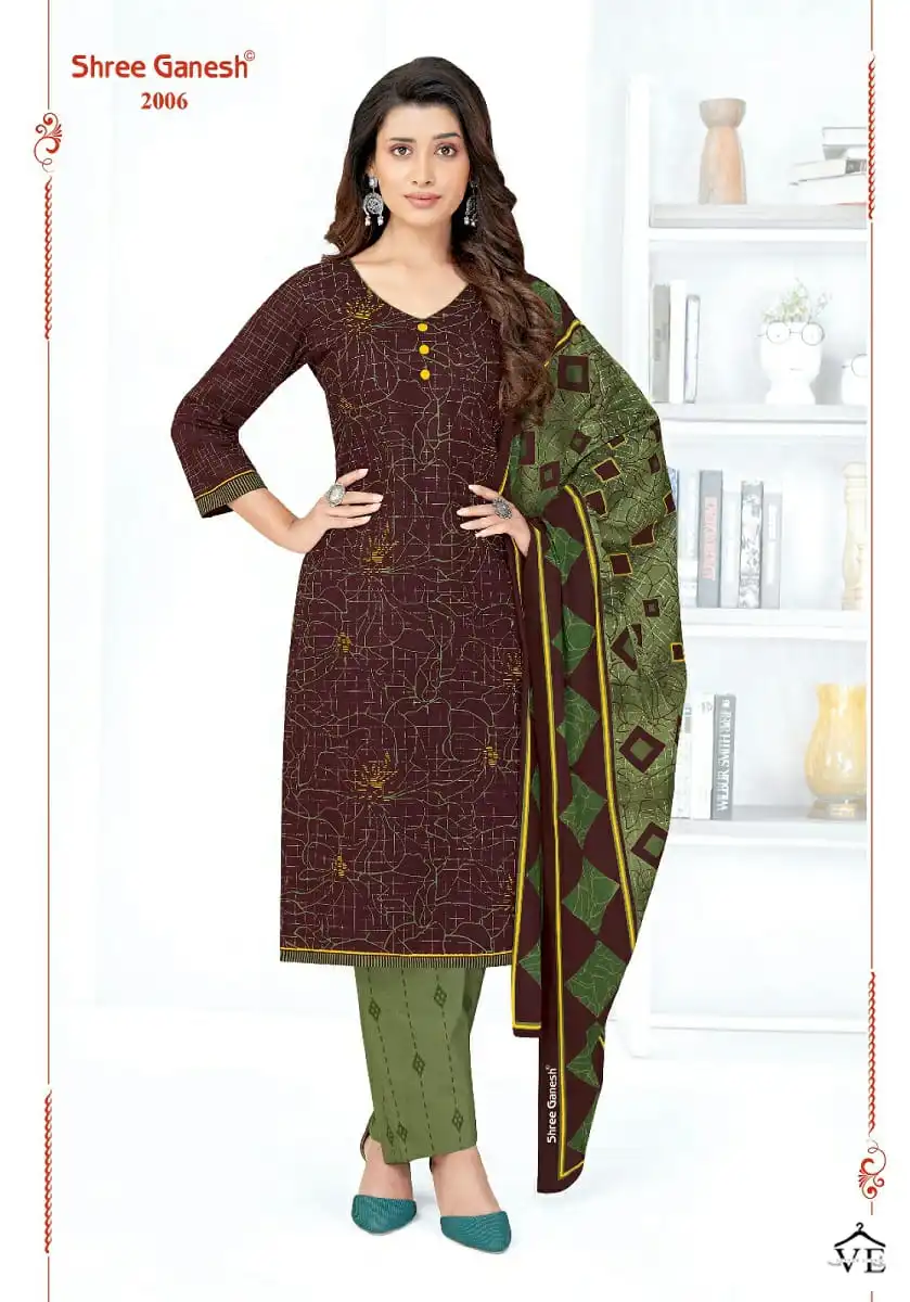 Shree Ganesh Samaira Vol 10 Pure Cotton Wholesale Readymade Suits Catalog — Wholesale Salwar Suits, MPA wholesale from Surat - Gallery Image 20