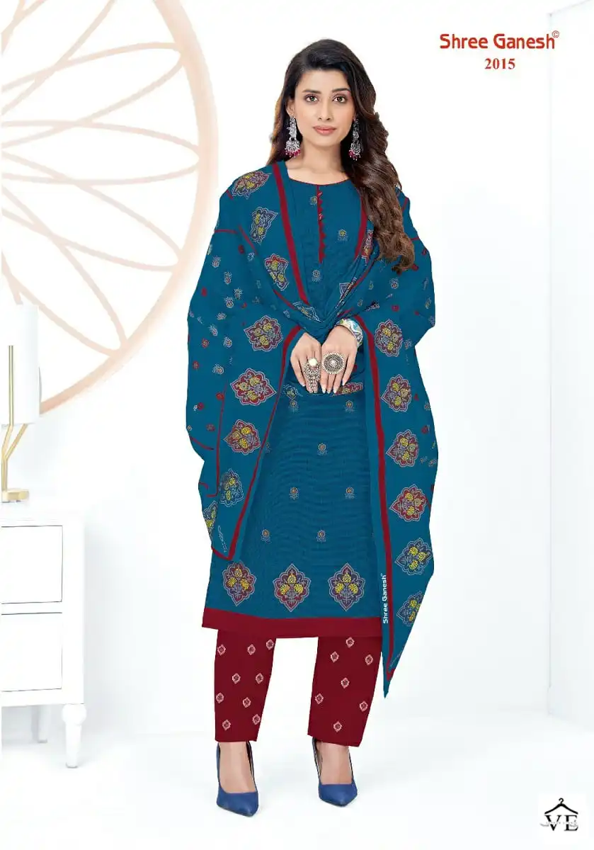 Shree Ganesh Samaira Vol 10 Pure Cotton Wholesale Readymade Suits Catalog — Wholesale Salwar Suits, MPA wholesale from Surat - Gallery Image 21