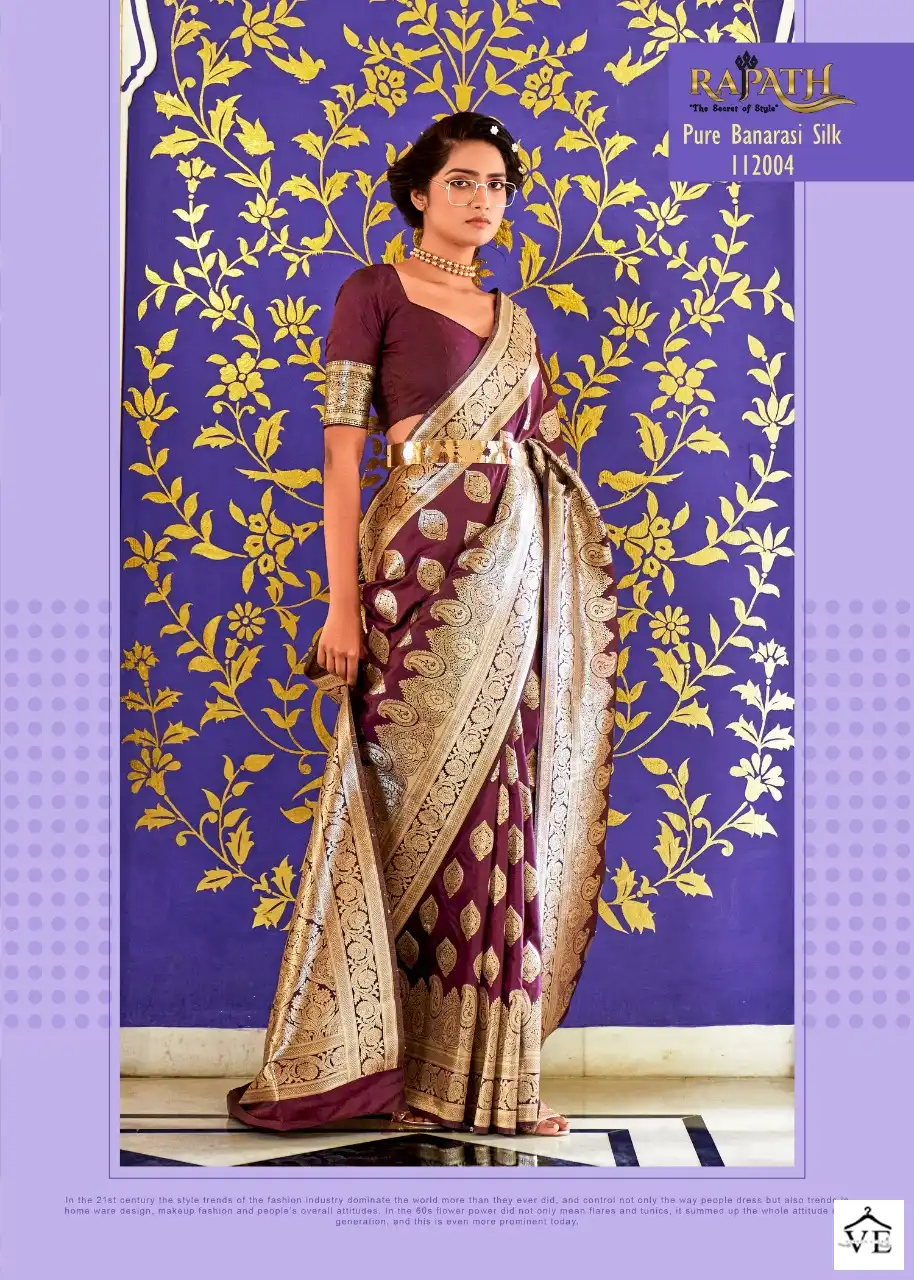 Rajpath Sayuri Silk Soft Banarasi Silk Wholesale Saree Catalog — Wholesale Sarees, Sayuri Designer wholesale from Surat - Gallery Image 3