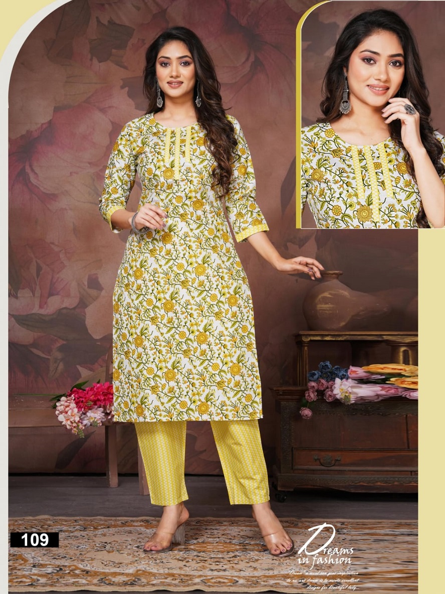 Vardan Ethnic Shivay Kajol Vol 1 Heavy Pure Cotton Wholesale Kurti With Pant Catalog — Wholesale Kurtis, MPA wholesale from Surat - Gallery Image 4