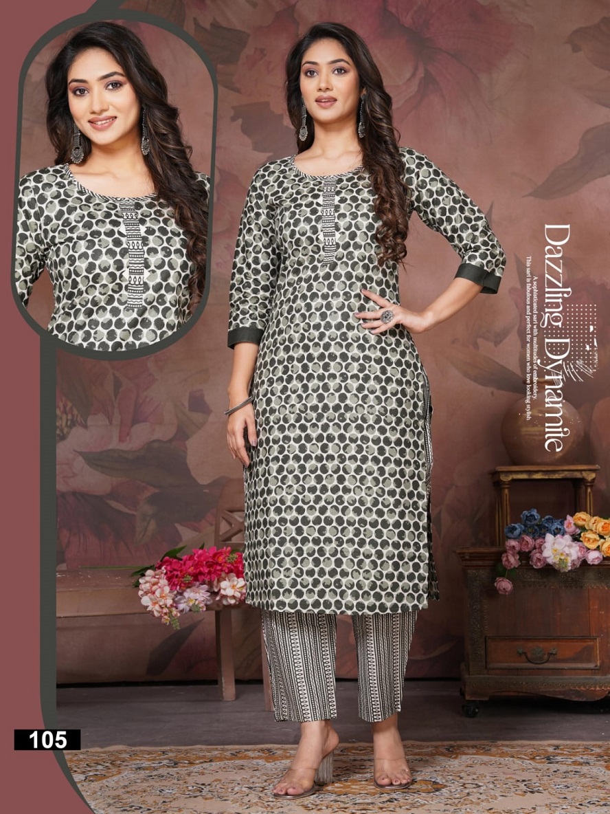 Vardan Ethnic Shivay Kajol Vol 1 Heavy Pure Cotton Wholesale Kurti With Pant Catalog — Wholesale Kurtis, MPA wholesale from Surat - Gallery Image 6