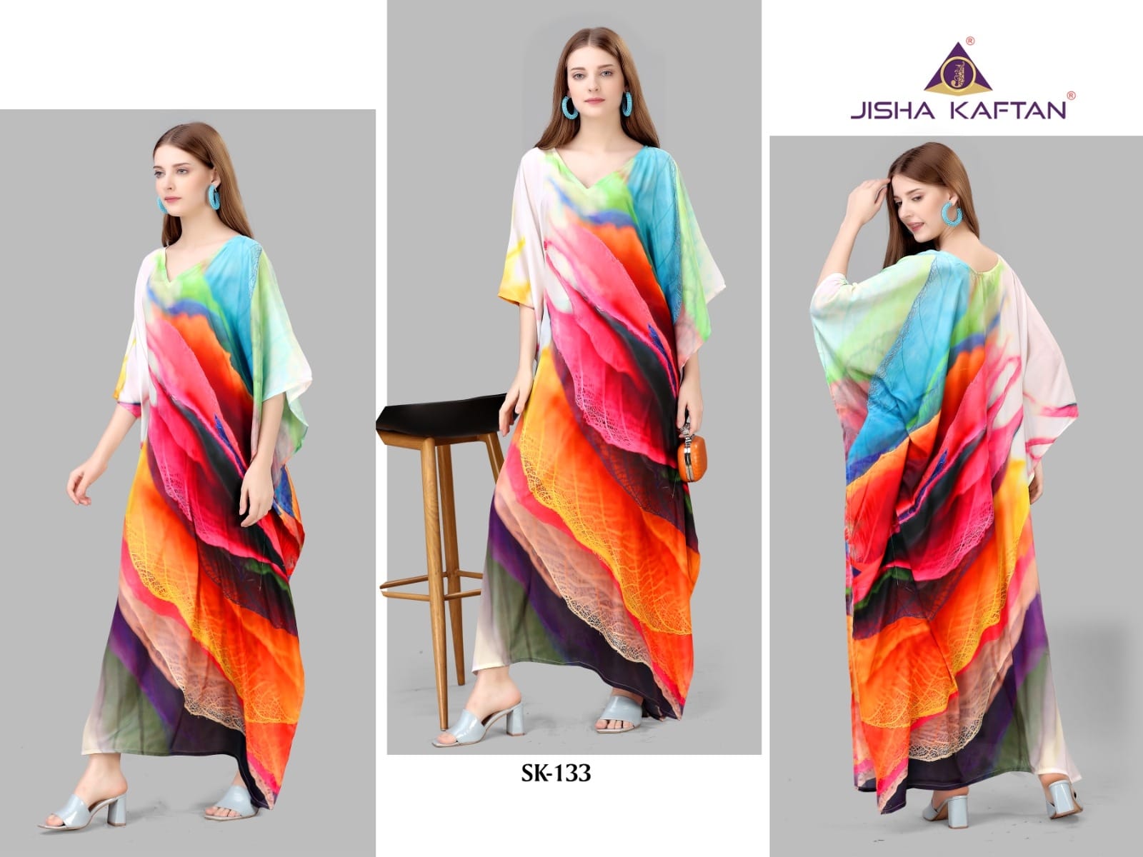 Vardan Ethnic Silk Kaftan Volume 5 Feather Silk Wholesale Kaftan Kurtis Catalog — Wholesale Kurtis, MPA wholesale from Surat — view 2
