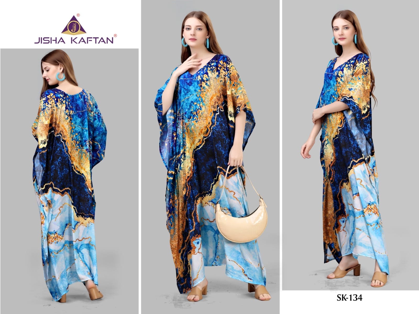 Vardan Ethnic Silk Kaftan Volume 5 Feather Silk Wholesale Kaftan Kurtis Catalog — Wholesale Kurtis, MPA wholesale from Surat — view 3