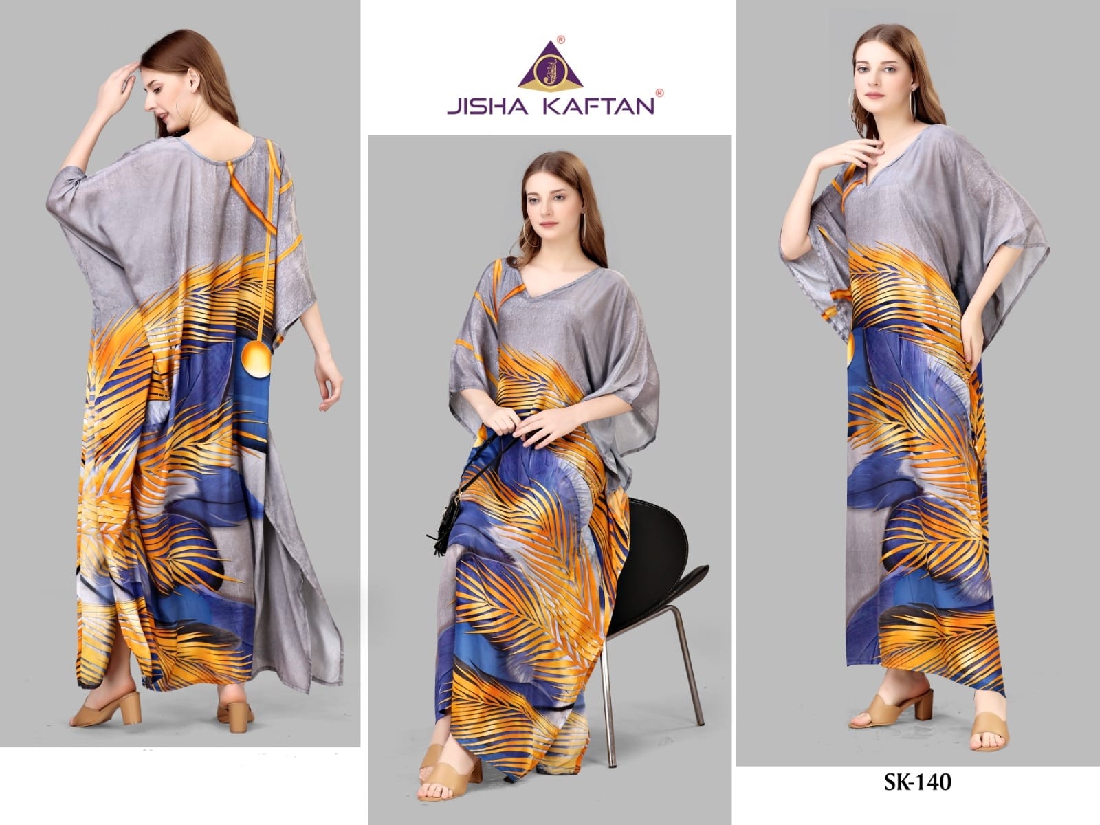 Vardan Ethnic Silk Kaftan Volume 5 Feather Silk Wholesale Kaftan Kurtis Catalog — Wholesale Kurtis, MPA wholesale from Surat — view 6