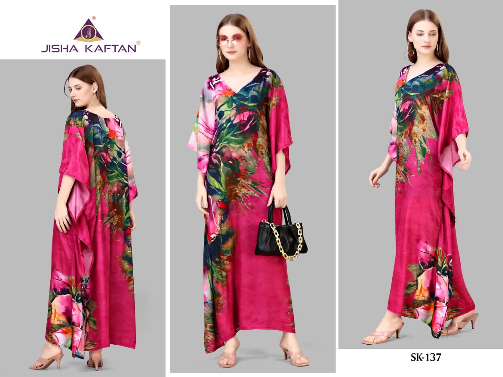 Vardan Ethnic Silk Kaftan Volume 5 Feather Silk Wholesale Kaftan Kurtis Catalog — Wholesale Kurtis, MPA wholesale from Surat — view 8